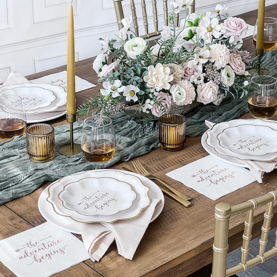 Kate Aspen The Adventure Begins Party Tableware Set, 72ct.